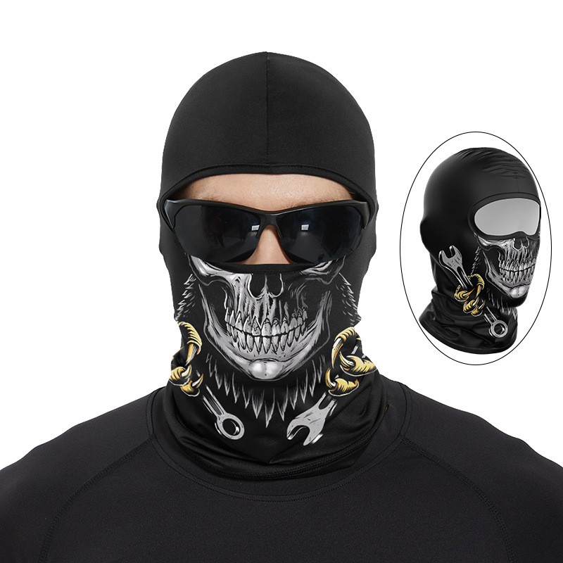 Funny Ape Mouth Skull Balaclav - Motorcycle Gear For Woman review and price